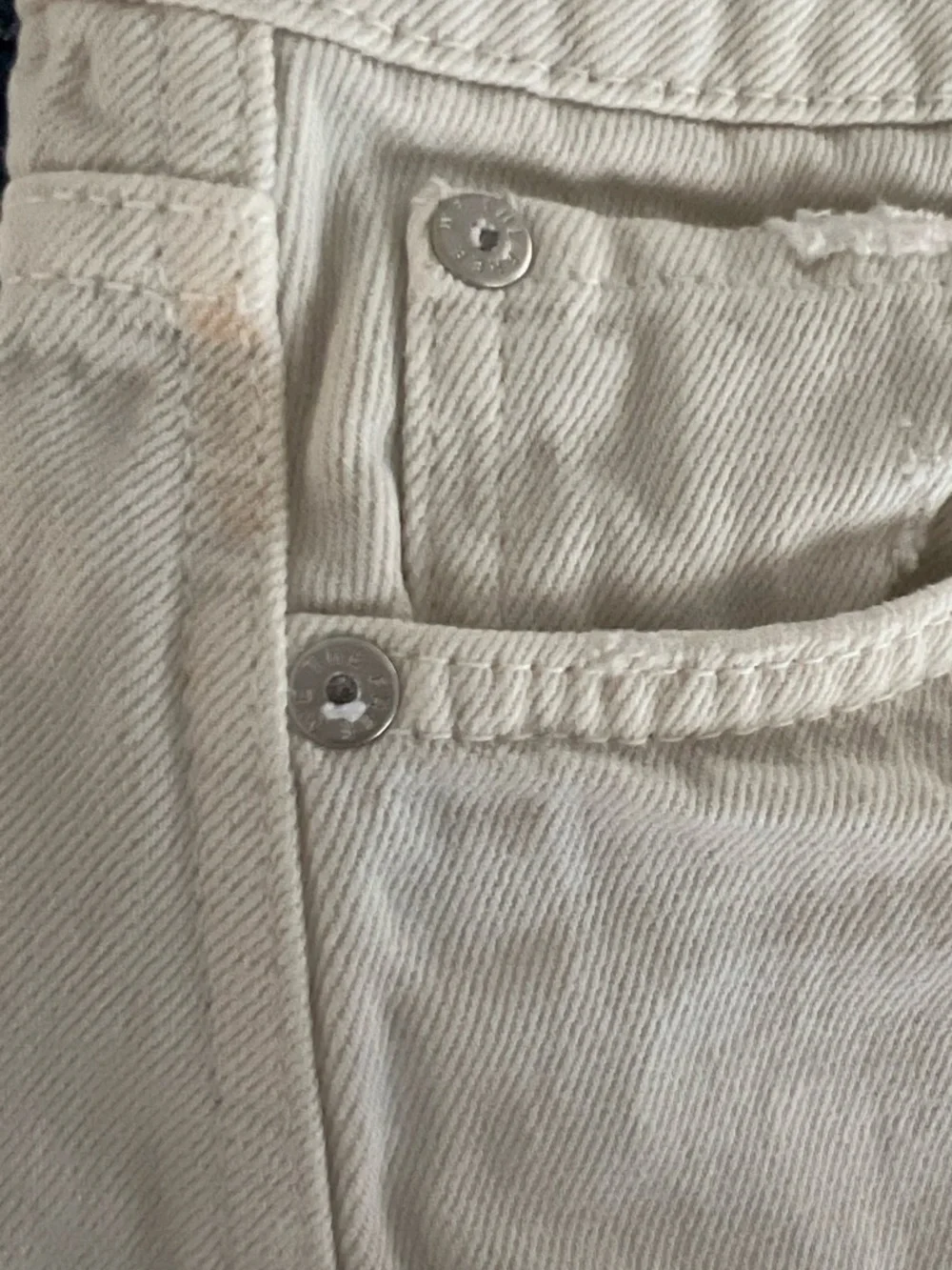 Free People cream denim